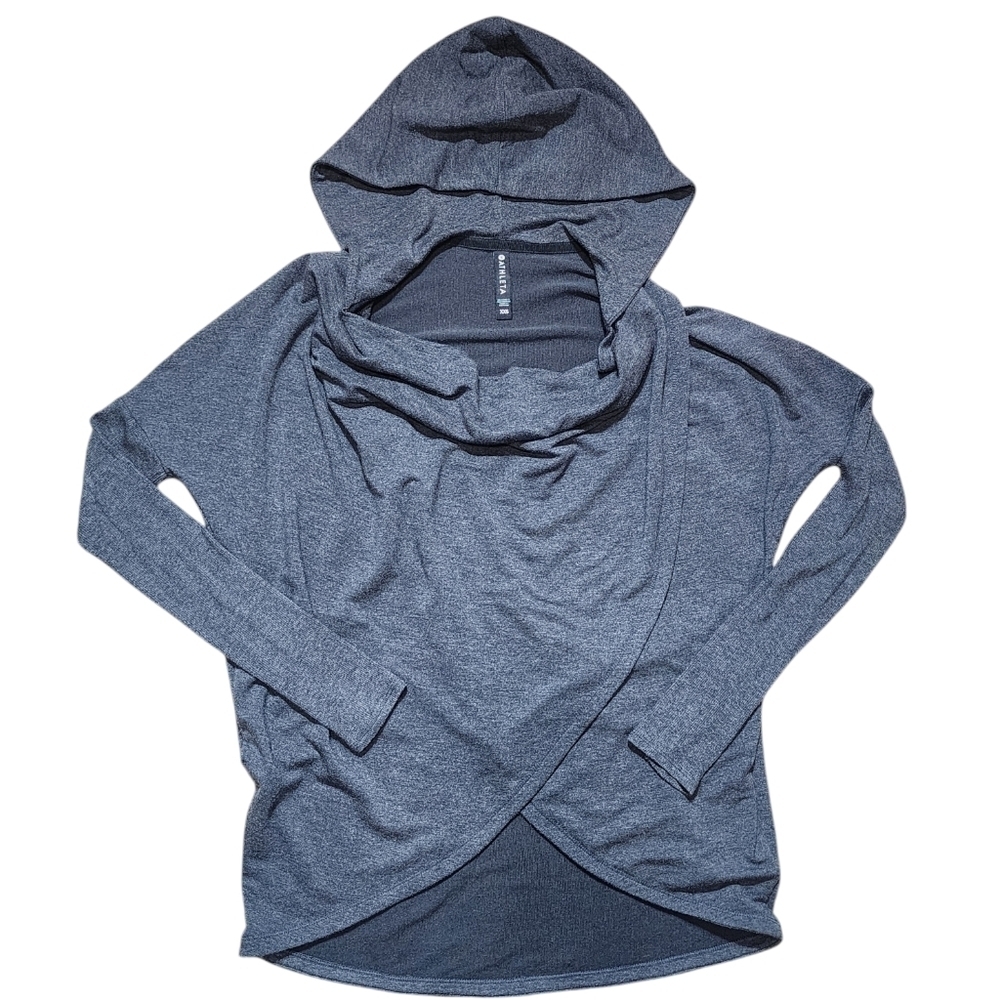 Athleta Womens Purana Wrap Sweatshirt Cardigan XXS